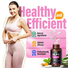 BIKAYALUE GLP-1 label closeup highlights natural ingredients for digestive health