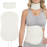 Bildurem castor oil pack waist wrap ready for nighttime use and liver-area comfort