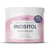 Binto Inositol powder tub for daily hormonal balance support.