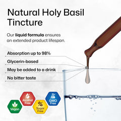 BIO KRAUTER dropper dispensing tincture into beverage for easy use