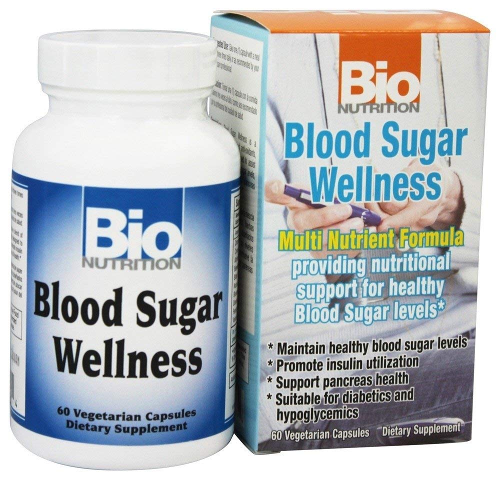 Bio Nutrition Blood Sugar Wellness bottle front view for daily wellness routine