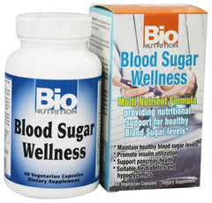 Bio Nutrition Blood Sugar Wellness bottle front view for daily wellness routine
