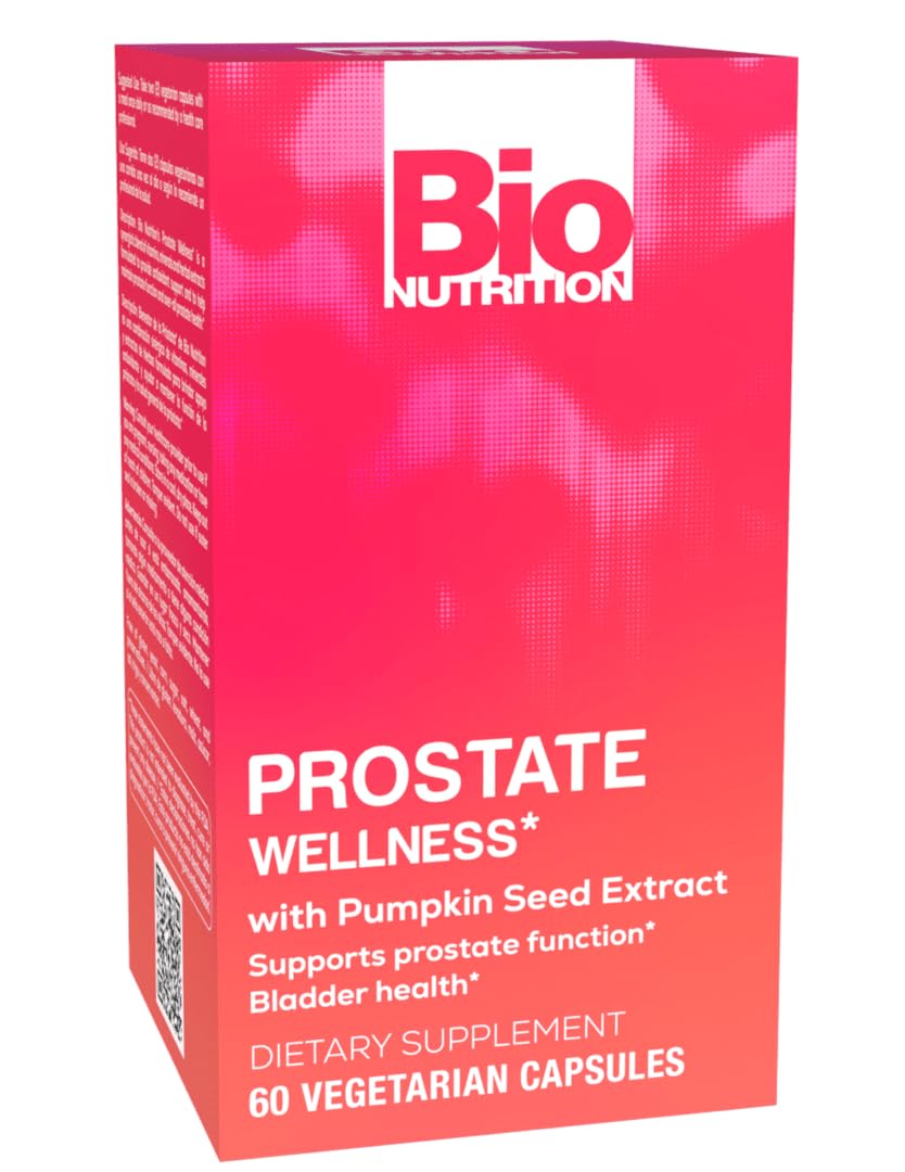 Bio Nutrition Prostate Wellness bottle ready for daily use, supporting balanced health.