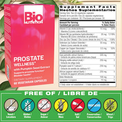 Bio Nutrition Prostate Wellness capsules sit in a cup for convenient daily intake.
