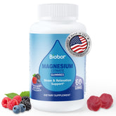 Biobor Magnesium Citrate Gummies bottle for daily magnesium support.