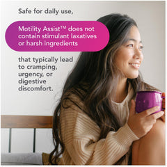 Bio-Botanical Research Biocidin Motility Assist packaging emphasizes non-laxative gut support.