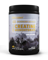 BioEmblem creatine monohydrate powder jar for easy mixing and recovery support.