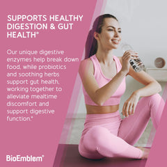 BioEmblem probiotic blend with 12 strains for gut health