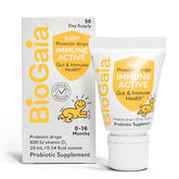 BioGaia Immune Active baby probiotic drops bottle for easy daily use and digestive support.