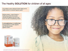 BioGaia probiotic chewable tablet lemon-lime close-up highlighting flavor appeal.