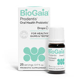 BioGaia Prodentis drops bottle pour enables easy daily dosing for oral care.
