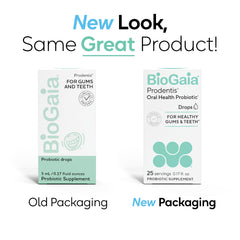 BioGaia Prodentis drops dispensing action supports quick, mess-free daily use.