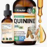 BIO KRAUTER Quinine tincture bottle ready for daily leg cramp support.