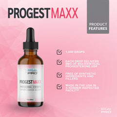 BIOLABS PRO Progest MAXX label highlights natural ingredients.
