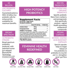 Biom Complete Feminine Balance capsules pour shows easy daily use for feminine health.