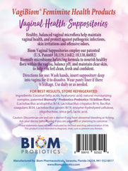 Biom Vaginal Probiotic Suppository in-use demonstrates easy insertion and comfort.
