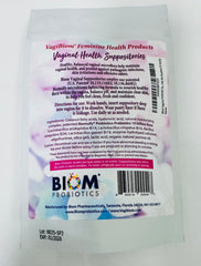 Biom Probiotics vaginal suppository with simple insertion design for everyday use.