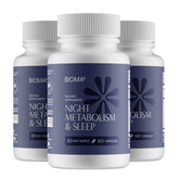 BIOMA Night Metabolism & Sleep bottle ready for your nightly routine and calm evenings.