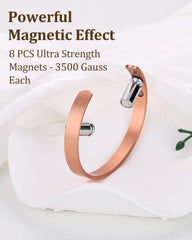 BioMag eight magnets integrated design showing strong 3500 Gauss power.