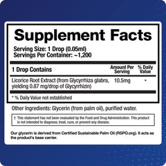 BioMatrix Licorice Root Extract drops for easy titration and daily use.