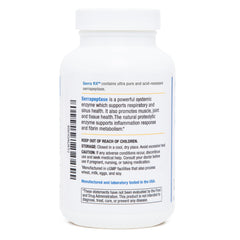 Biomedic Labs RX Serra-RX packaging highlights vegan, non-GMO purity.