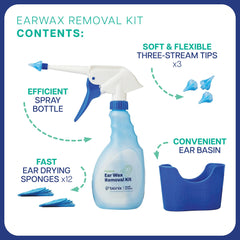 Bionix ear wax removal kit in use demonstrates gentle handling and control