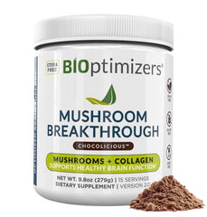 BIOptimizers Mushroom Coffee Alternative powder with Lions Mane for focused energy
