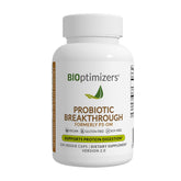 BIOptimizers Probiotic Breakthrough bottle front promoting gut health and daily digestion support