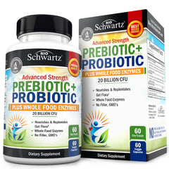 BioSchwartz bottle front indicating trust and daily digestive support