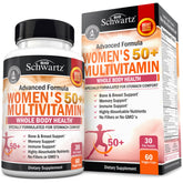 BioSchwartz Daily Multivitamin 50 plus bottle supports daily immune and bone health