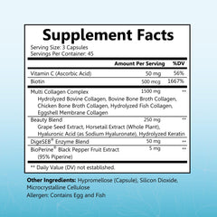 BioSchwartz vitamin C and biotin panel supports healthy hair and nails.