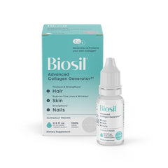 Biosil Collagen Generator drops bottle ready for daily skin support.