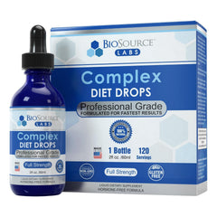 BioSource Labs Complex Diet Drops bottle for daily natural support and plan alignment.