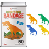 BioSwiss curitas dinosaurio, diseños 4 estilos, ideal para niños.