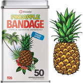 BioSwiss Curitas con forma de piña para protección rápida de pequeños cortes.