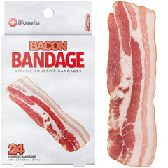 BioSwiss tiritas con forma de bacon protegen cortes con diseño divertido