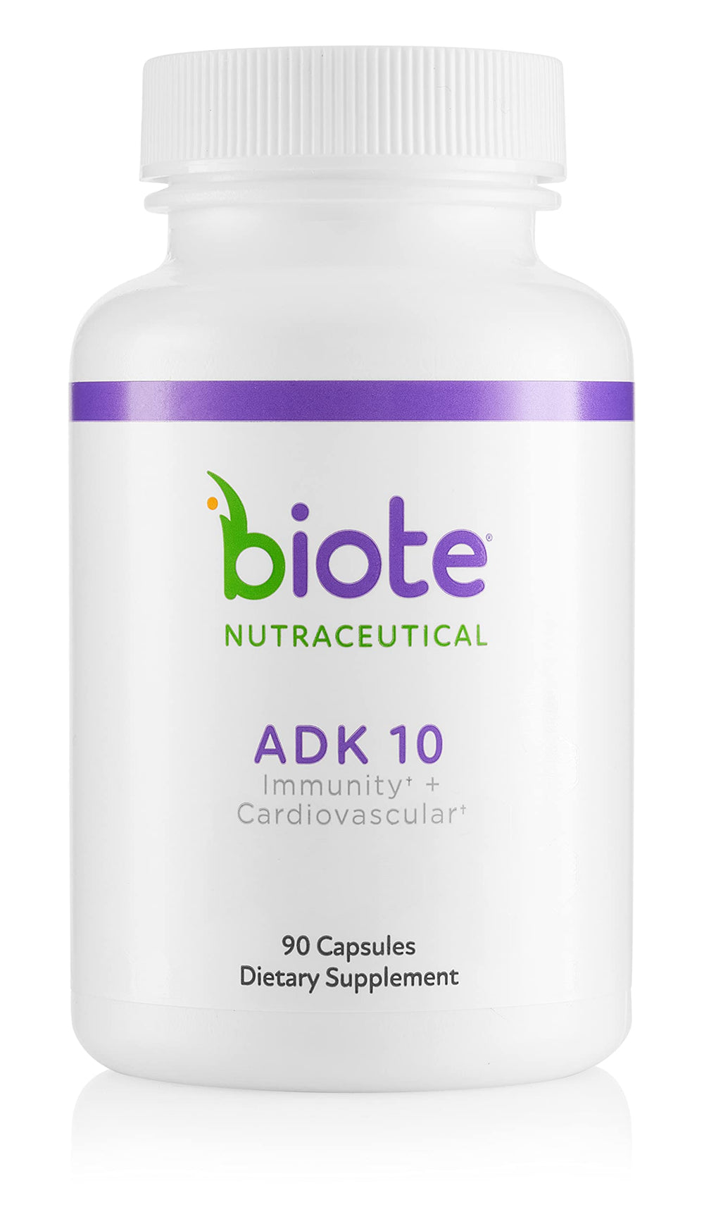 Biote ADK 10 bottle with capsules for daily immune and bone support.
