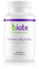 Biote Methyl Factors+ circulation bottle on display shows daily energy support