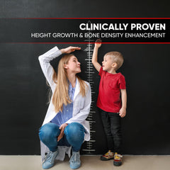 Biotequelab Height Growth calcium magnesium zinc formula supports bone health.