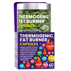BIOTEQUELAB Thermogenic Fat Burner bottle on a table ready for daily use.