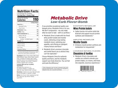 Biotest Metabolic Drive Protein vanilla scoop dissolving, smooth texture boosts protein intake.