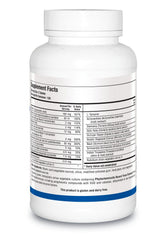 Biotics Research ADHS adrenal support bottle side view, highlighting packaging for daily use.