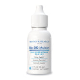 Bio-DK-Mulsion bottle-front shows emulsified D3 and MK-7 for bone and heart support.