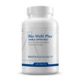 BIOTICS RESEARCH Bio Multi Plus bottle with iron-free and copper-free formula for daily nutrition
