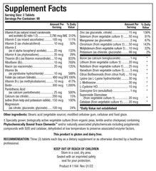 Capsules from BIOTICS RESEARCH Bio Multi Plus for convenient daily use