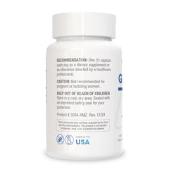 GTA Forte II capsules closeup showing porcine glandular ingredients for hormone balance.
