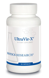 Biotics Research UltraVir-X bottle front view for daily immune support.