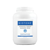 Biotone Advanced Therapy Creme glide for smooth massage sessions without residue.