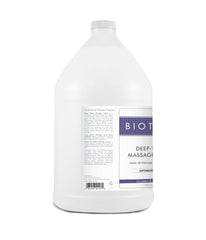 BIOTONE Deep Tissue Lotion application glide enables versatile Swedish and trigger point work.