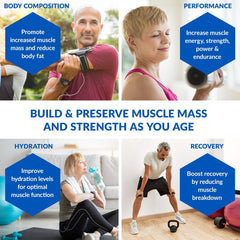 BioTrust Ageless Muscle Builder mixed in a glass showing smooth texture.